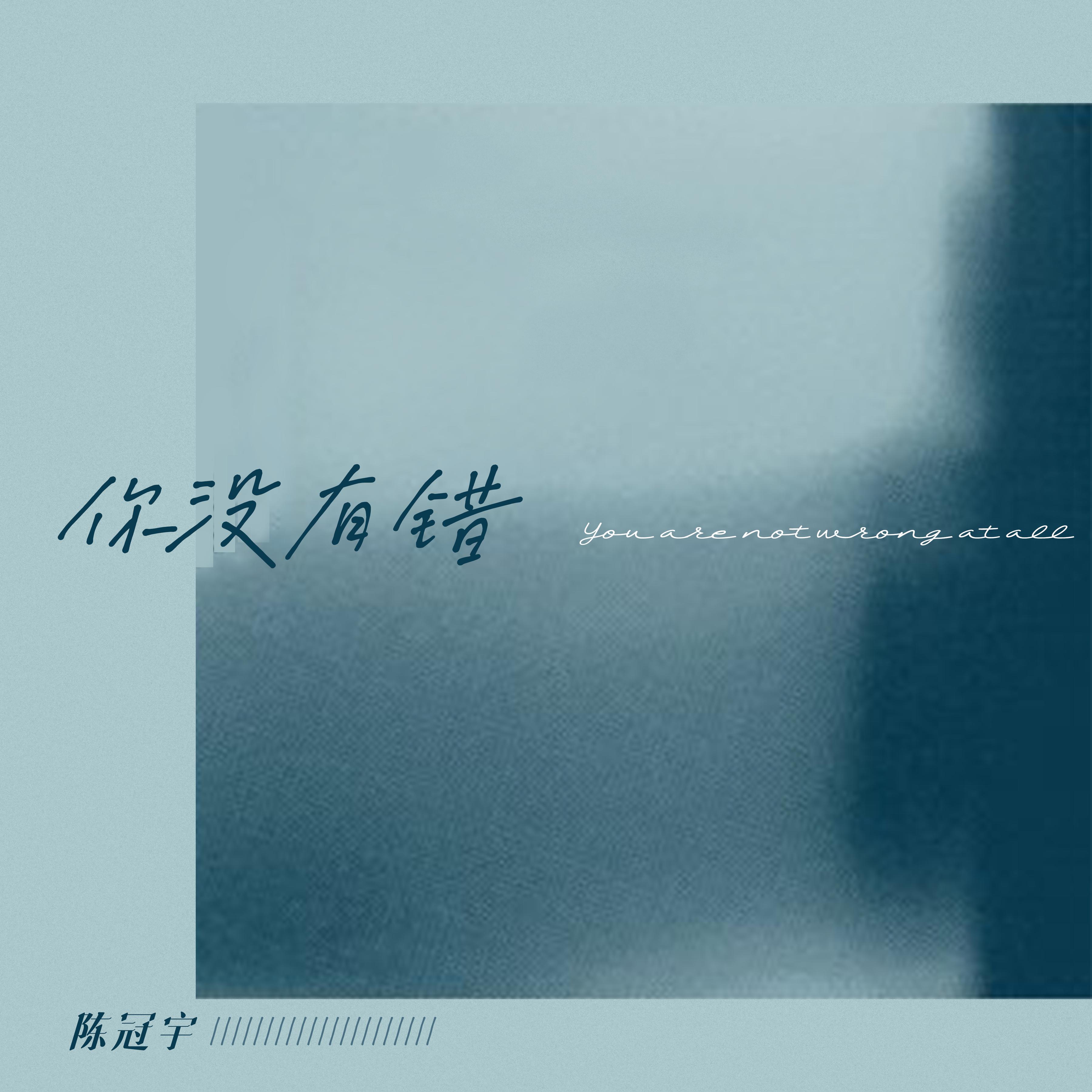 陈冠宇你没有错 陈冠宇词:二三曲:二三编曲:陈通吉他:施胜强和声