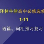 译林牛津高中英语听读（高一至高三）