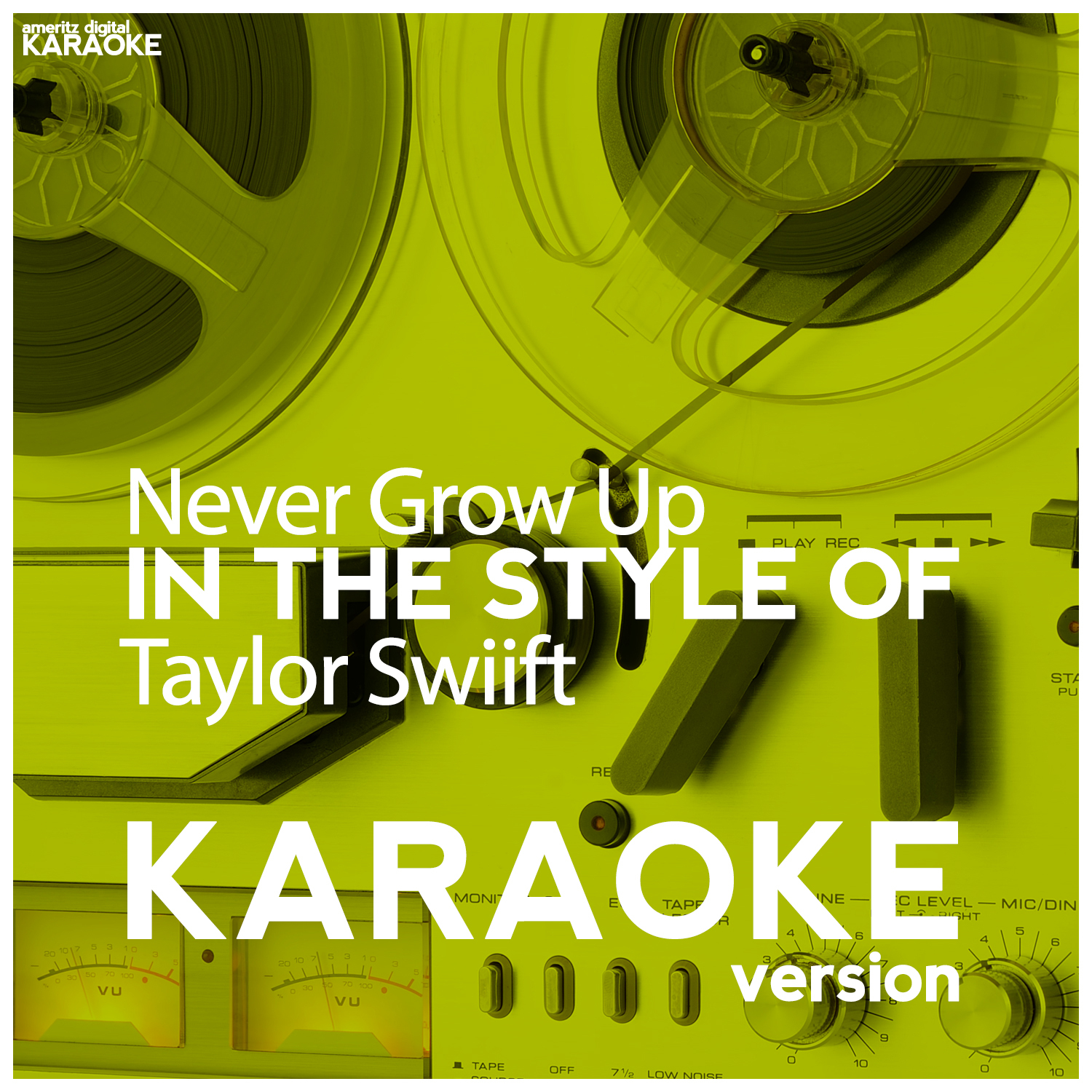 never grow up (in the style of taylor swiift)(karaoke version)