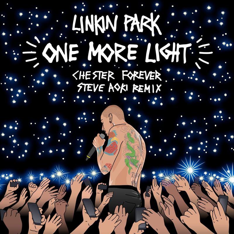 kin park - one more light (steve aoki chester forever remix)