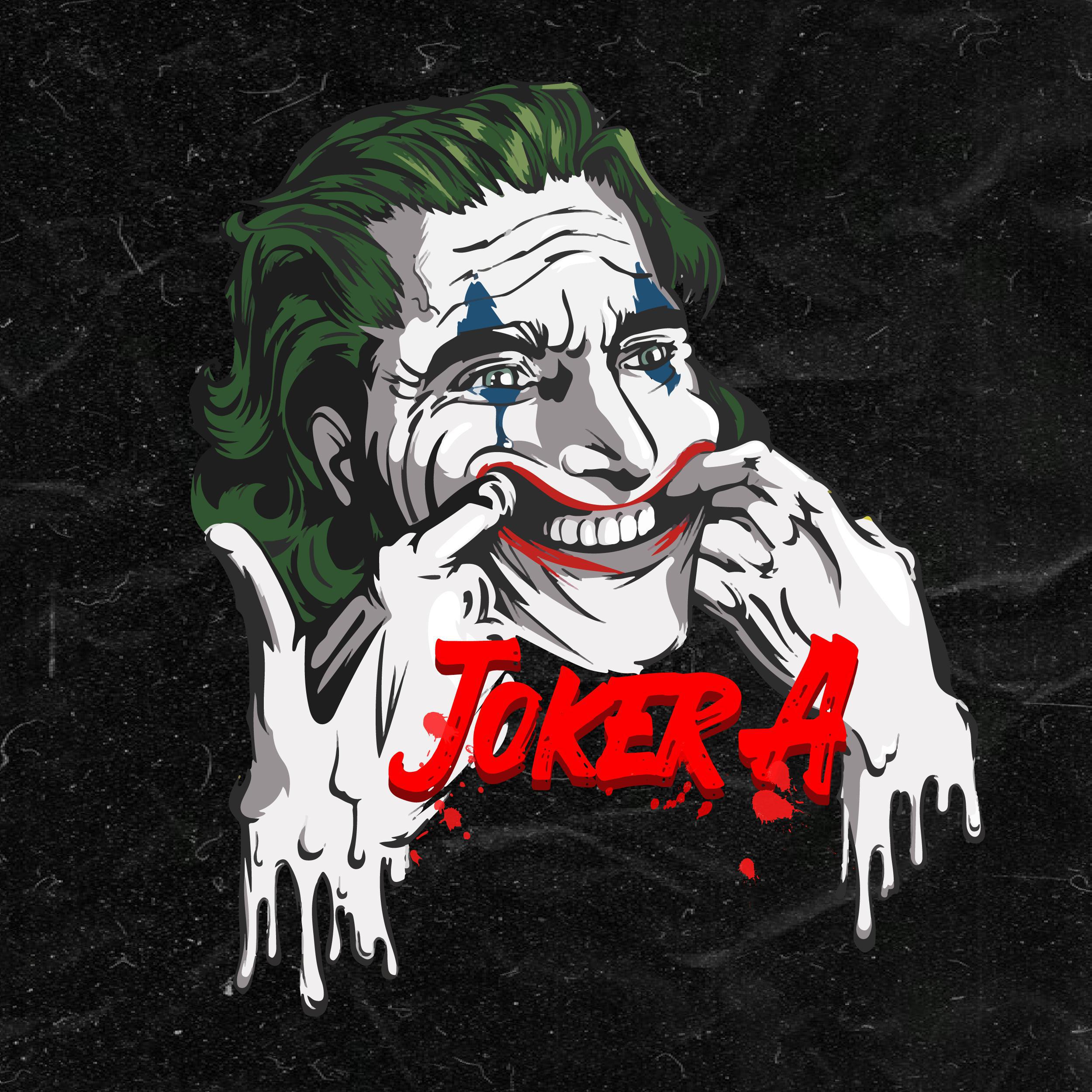 joker黑白头像图片