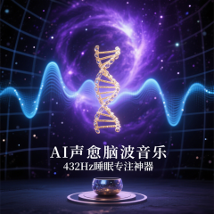 星穹谐波：AI声愈脑波音乐丨432Hz睡眠专注神器